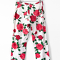 Vintage 00s Habana Rose Print Denim Capri Pants (4)