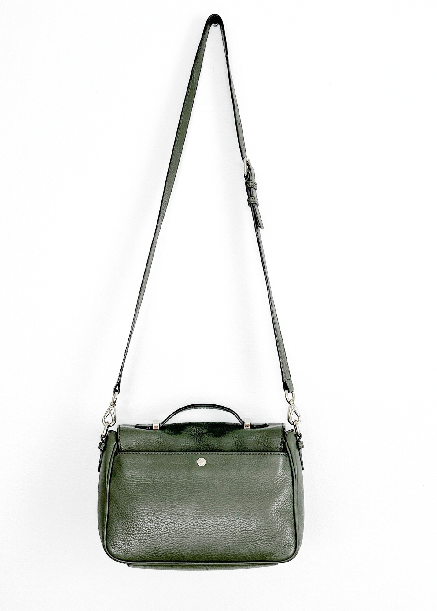 Kate Spade Lola Avenue Lia Dark Green Loden Satchel Purse