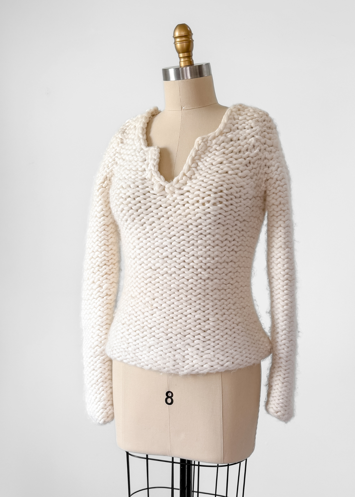 Vintage Gap Cream Chunky Knit Sweater