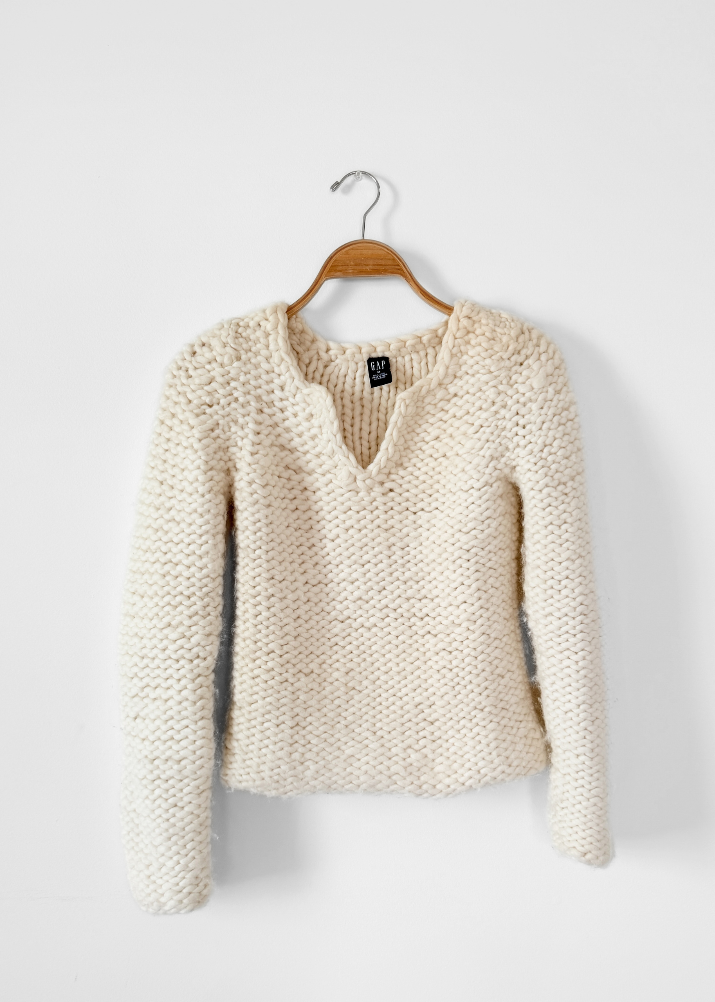 Vintage Gap Cream Chunky Knit Sweater