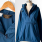 Vintage 90s Eddie Bauer Teal Blue Cotton Anorak Jacket
