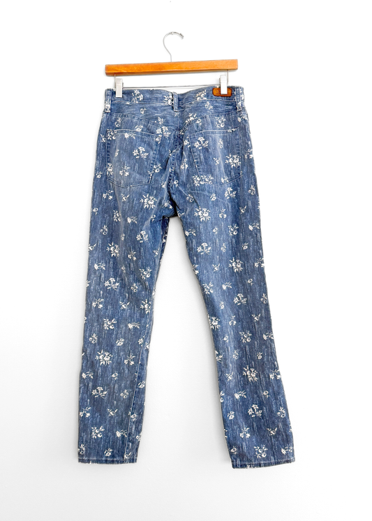 Polo Ralph Lauren Callen High Rise Slim Floral Print Jeans (29 or 8)