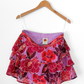 Farm Rio Light Purple Floral Ruffled Summer Mini Skirt (M)