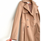 Via Spiga Khaki Brown Hooded Skirted Water Resistant Trench Coat (S)