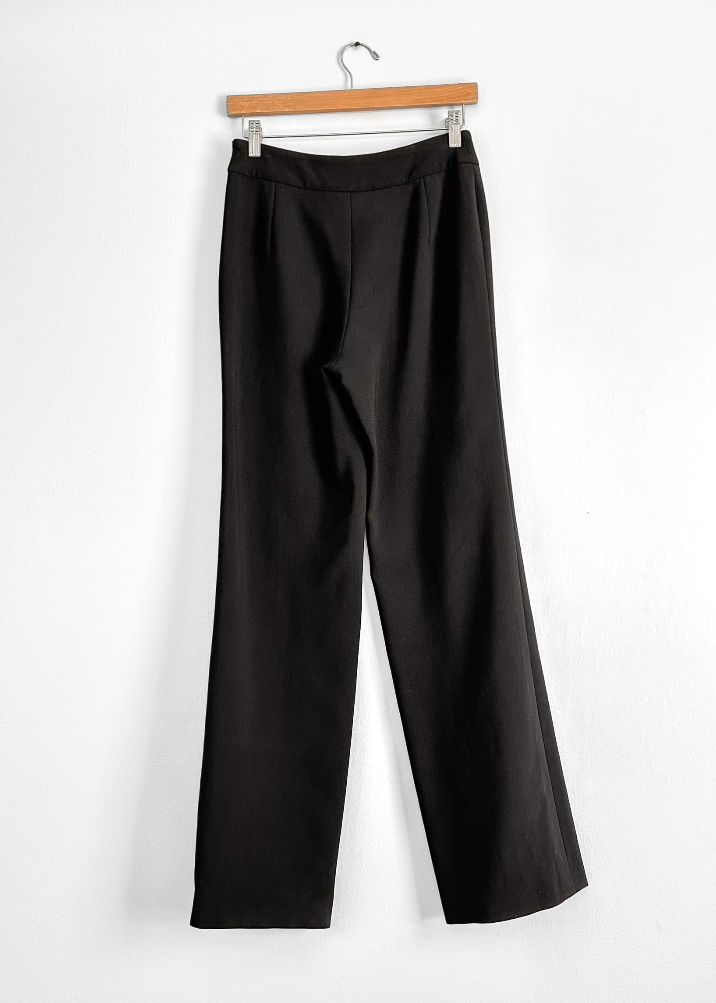 Giorgio Armani Black Light Wight Wool High Waist Pants (36 or 4)