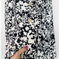 Vintage 70s Floral Print Wide Collar Neck Tie Button Down Dress (8 or M)