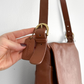 Vintage 90s Coach Whitney Bag in British Tan Leather Shoulder Purse # 4115