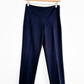 Blue Les Copains Navy Blue Tapered Ankle Pants (IT 38 or US 2/4)