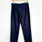 Blue Les Copains Navy Blue Tapered Ankle Pants (IT 38 or US 2/4)