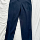 Blue Les Copains Navy Blue Tapered Ankle Pants (IT 38 or US 2/4)