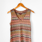 Double D Ranch Zig Zag Stripe Knit Top (M)