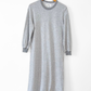 The Great. Light Heather Grey Sweatshirt Dress