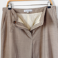 Carolina Herrera Brown Gray Virgin Wool Wide Leg Pants (14)
