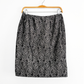 Balenciaga Gray Silver Jacquard 100% Silk Mini Skirt (38 or US 6)
