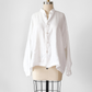 Eskandar White Linen Button Down Top (0 or S/M)