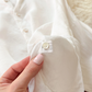 Eskandar White Linen Button Down Top (0 or S/M)