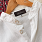 Eskandar White Linen Button Down Top (0 or S/M)