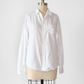 Frank & Eileen Barry Tailored Button Down in Signature Crinkle White Cotton (M)