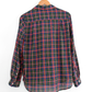 Trovata Birds of Paradise Red Green Blue Plaid Button Down (M)