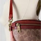 NEW Coach Bethany Belt Bag in Signature Canvas Brown Leather