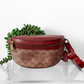 NEW Coach Bethany Belt Bag in Signature Canvas Brown Leather