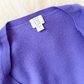 TSE Classic Iris Purple Cashmere Cardigan (S)