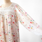 Vintage 90s Christian Dior Floral Prairie Style Nightgown Full Length (M/L)