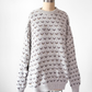 Vintage 90s Orvis Gray Patterned 100% Cotton USA made Sweater (XL mens)