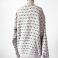 Vintage 90s Orvis Gray Patterned 100% Cotton USA made Sweater (XL mens)