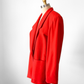 Vintage 90s American Eagle Wool Cashmere Blend Tomato Red Blazer Jacket (L)