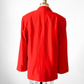 Vintage 90s American Eagle Wool Cashmere Blend Tomato Red Blazer Jacket (L)