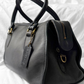 Vintage 1980s Coach Broadway Satchel Black Leather Doctor Bag | USA Made Crossbody Purse