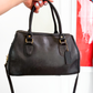 Vintage 1980s Coach Broadway Satchel Black Leather Doctor Bag | USA Made Crossbody Purse