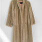 NEW Avec Tu Vintage  Faux Fur Blonde Coat Long Swing Princess Coat USA Union Made