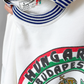 Vintage 80s Hungary National Football Soccer Sweatshirt Crewneck White Graphic Fleece