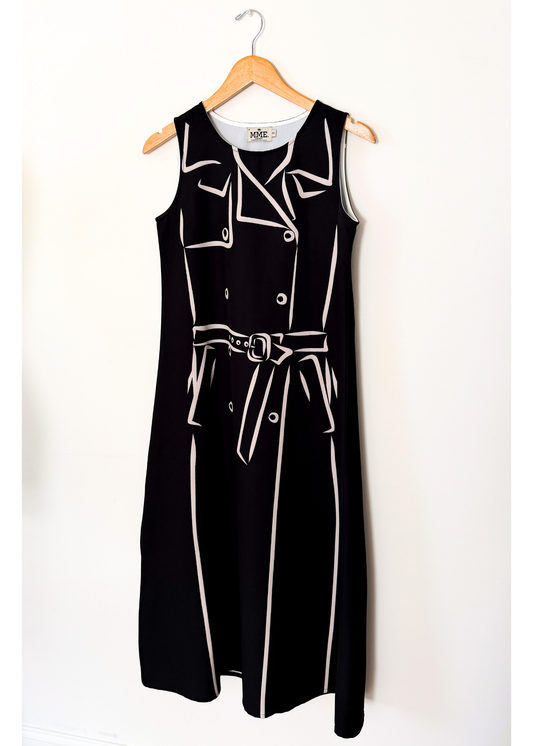 MME.Mink Trench Garden Full Length A-line Dress (S)