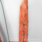 Vintage Hand Made Peach Coral Silk Kaftan Maxi Ethereal Boho Dress