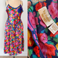 Vintage Victoria's Secret Gold Label Floral Slip Dress (L)
