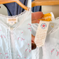 Vintage 80s Babizon Light Blue Bow and Rosette Bed Jacket