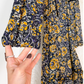 Veronica Beard Ida Floral Silk Yellow Blue Black Mini Dress