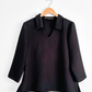 Double D Ranch Black Collared Top (M)