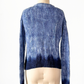 Altuzarra Blue Navy Hand Dyed 100% Silk Ribbon Knit Top (XS/S)