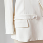 Yves Saint Laurent Ivory Tuxedo Blazer Jacket Runway 2011