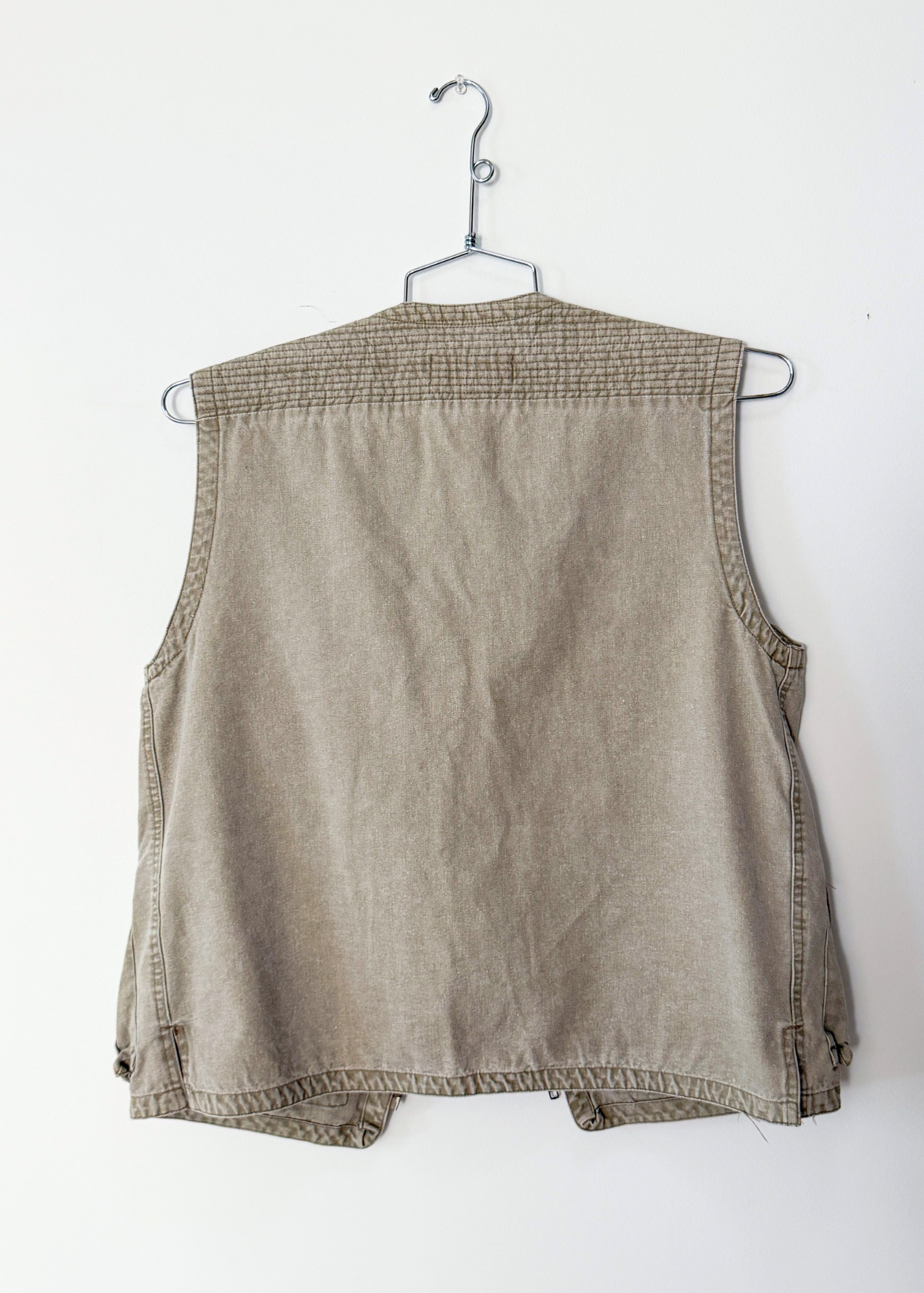 Vintage Toucan Country Khaki Safari Fishing Vest (men's M)