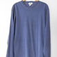 Vintage 90s J.Crew 100% Cotton Long Sleeve Oarsman Green tag T-Shirt