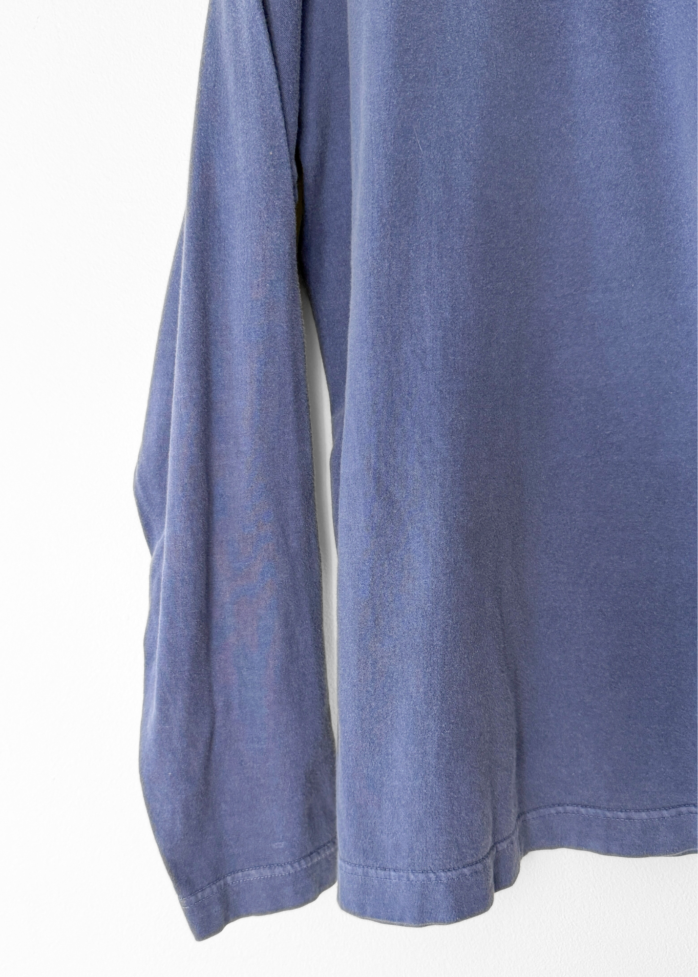 Vintage 90s J.Crew 100% Cotton Long Sleeve Oarsman Green tag T-Shirt