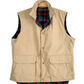 Vintage 80s Woolrich Fisherman Aesthetic Reversible Plaid Wool Canvas Utility Vest (mens L)