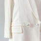 Yves Saint Laurent Ivory Tuxedo Blazer Jacket Runway 2011