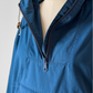 Vintage 90s Eddie Bauer Teal Blue Cotton Anorak Jacket