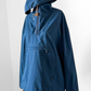 Vintage 90s Eddie Bauer Teal Blue Cotton Anorak Jacket